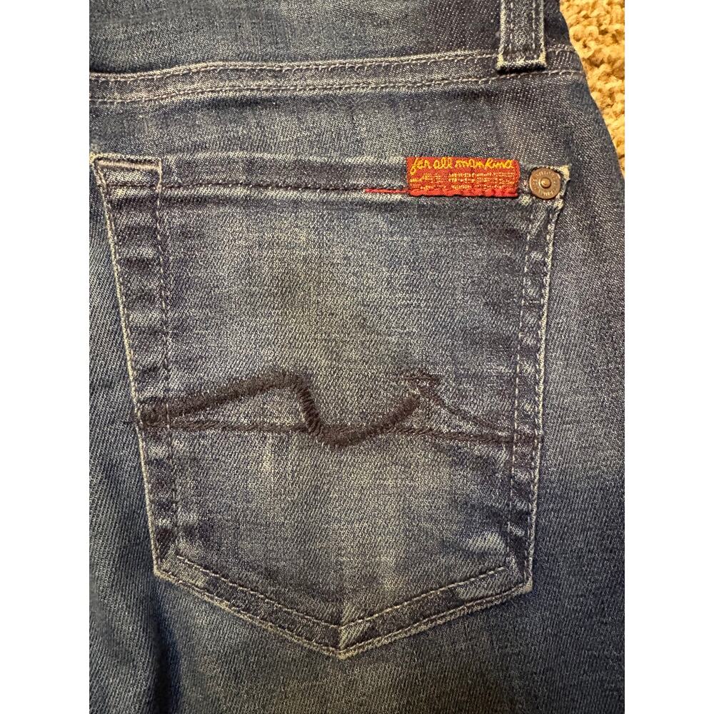7 For All Mankind The Roxanne Slim Straight Jeans Womens Size 26